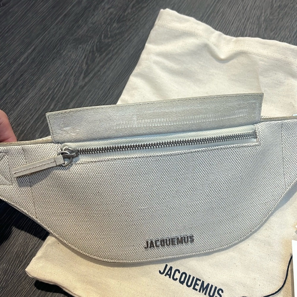 Jacquemus linen light beige belt bag - Picture 5 of 7